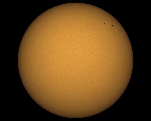 Nuevo grupo de manchas solares 1035 Nuevo grupo de manchas solares 1035