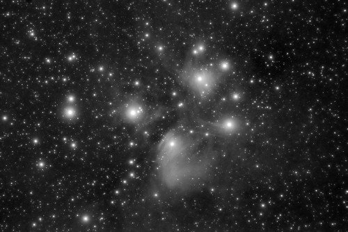 M45 Pléyades (versión luminancia) M45 Pléyades (versión luminancia)