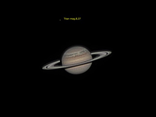 Saturno y Titán 11/05/2011
