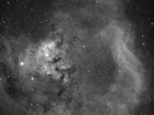 Cederblad 214 y NGC7822 en Ha Cederblad 214 y NGC7822 en Ha