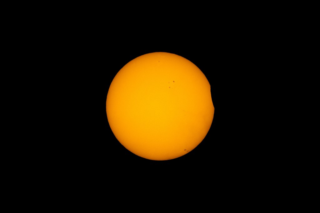 Eclipse parcial de Sol (3 Noviembre 2013)